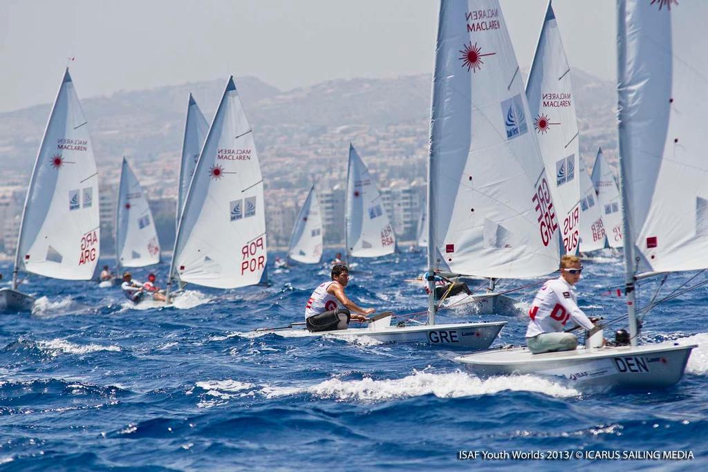 Day 3 Laser Radial Boys - 2013 ISAF Youth World Sailing Championships ©  Icarus / ISAF Youth Worlds http://www.isafyouthworlds.com/